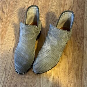 Lucky Brand Gray Ankle Booties
